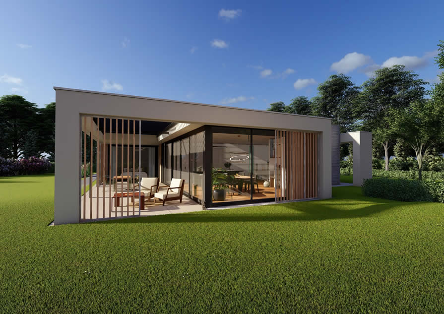 Grote gevelpuien geven vrij uitzicht